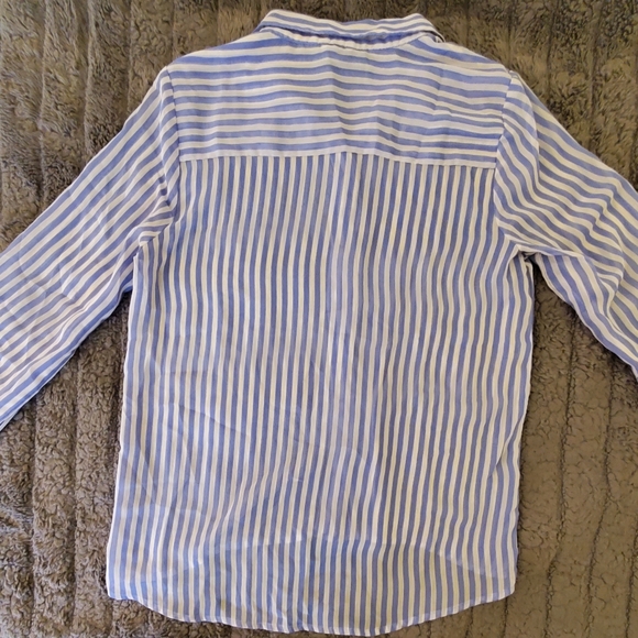 Forever 21 Women's Striped Blouse - Picture 2 of 3